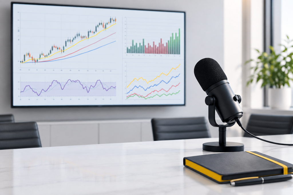 Practical trading resources with charts, evidence panels, and a trading journal